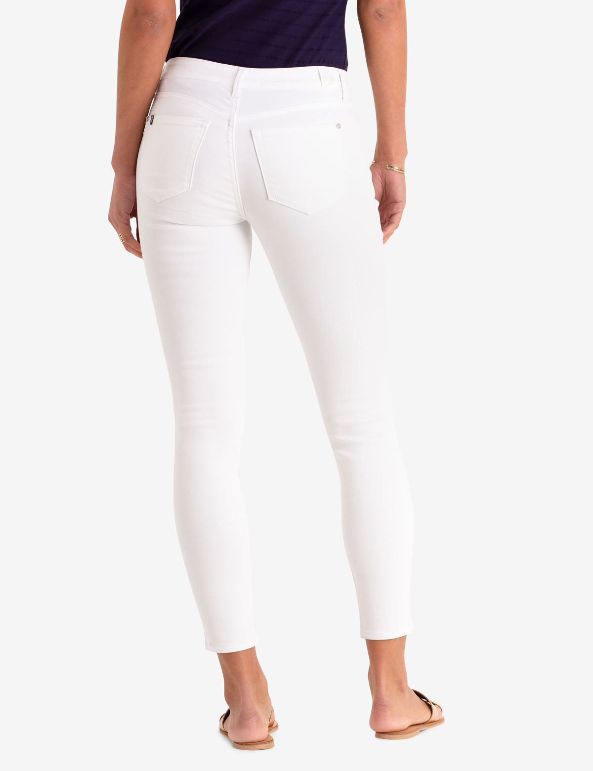 White Mid Rise Jeggings for Women | Stretchy & Comfortable