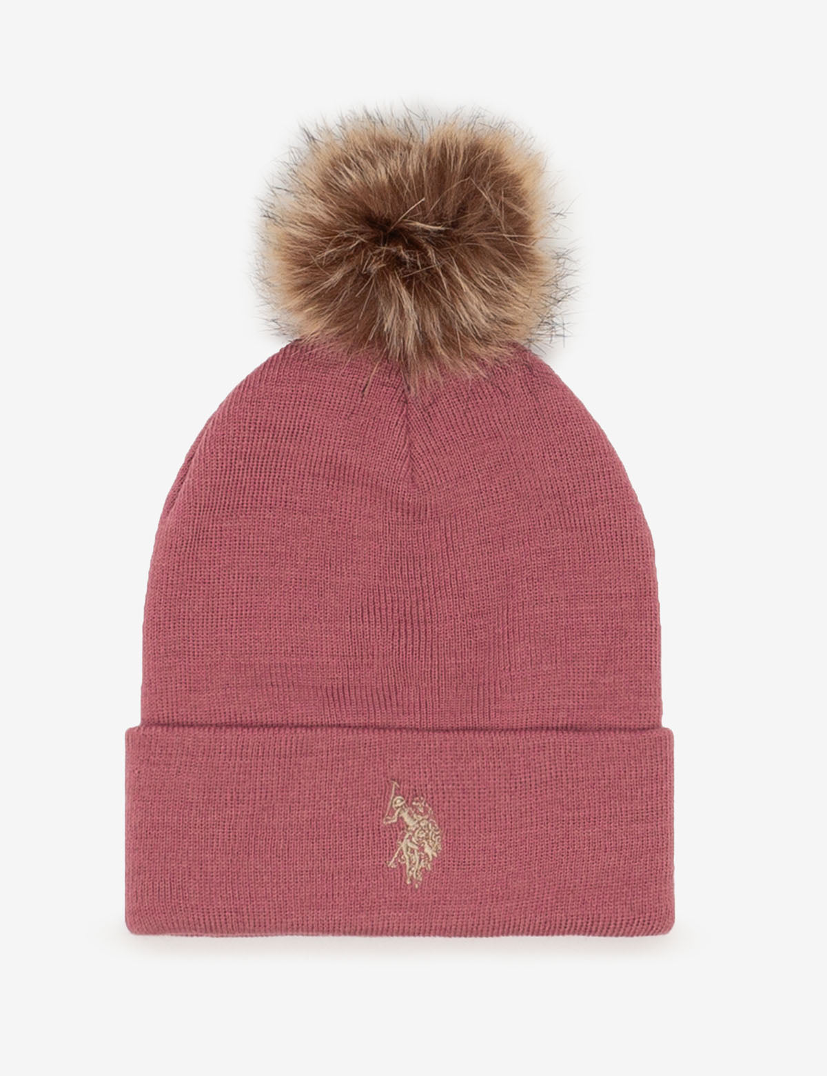 Women's Pom Pom Beanie | Solid Knit Winter Hat