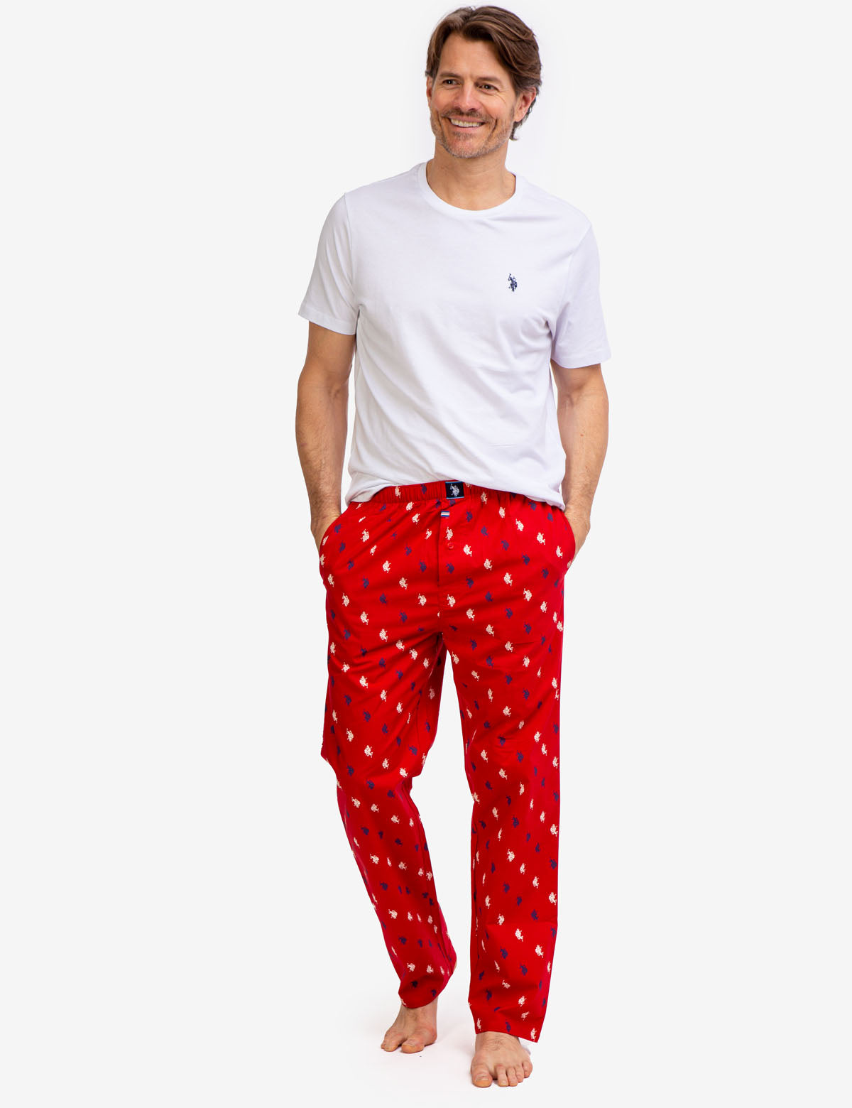 Comfortable Woven Pajama Pants for Sleep & Lounge