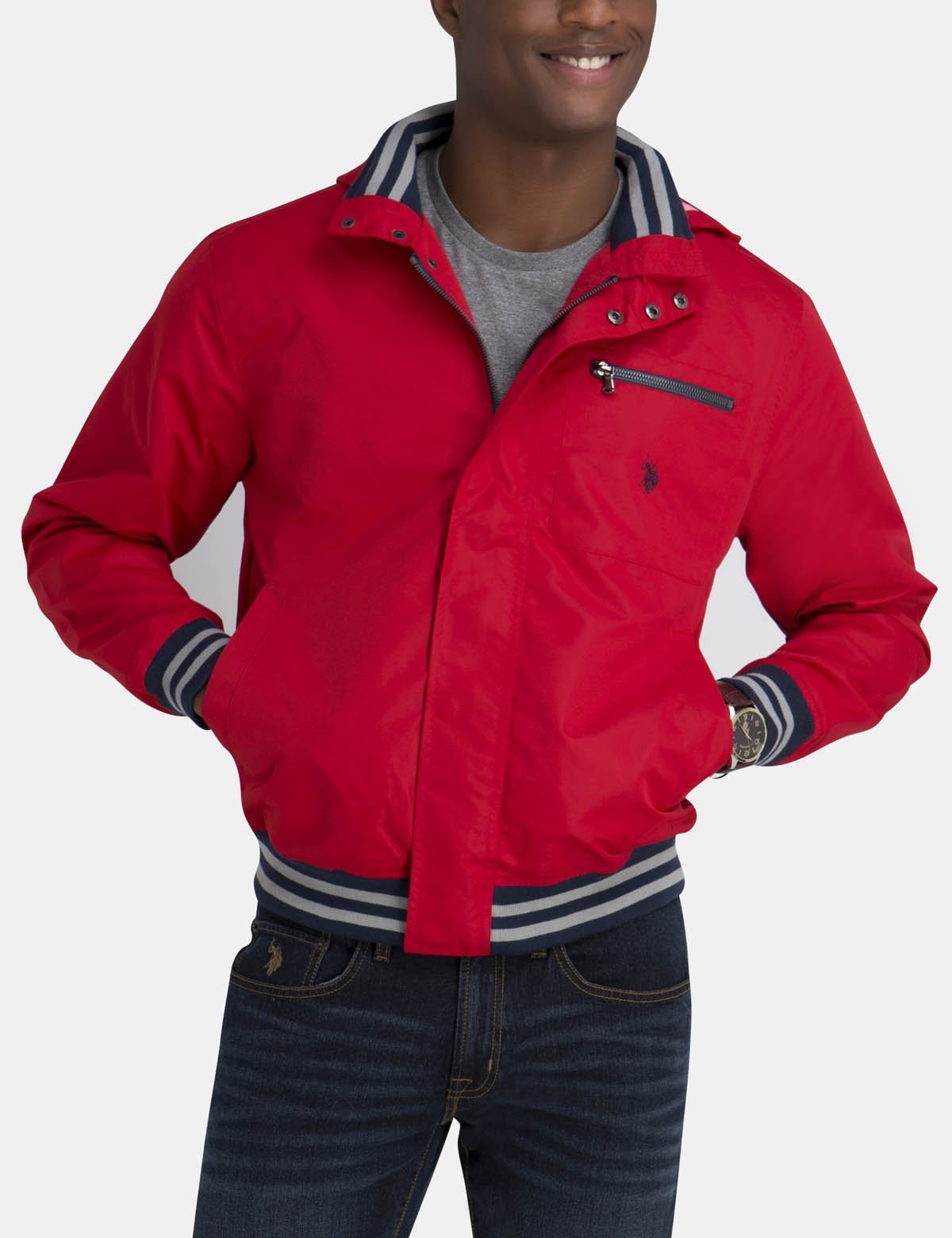 Waterproof Yacht Jacket with Hood & Multiple Pockets | SailPro