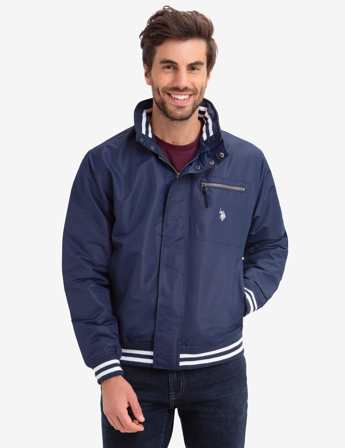 Waterproof Yacht Jacket with Hood & Multiple Pockets | SailPro
