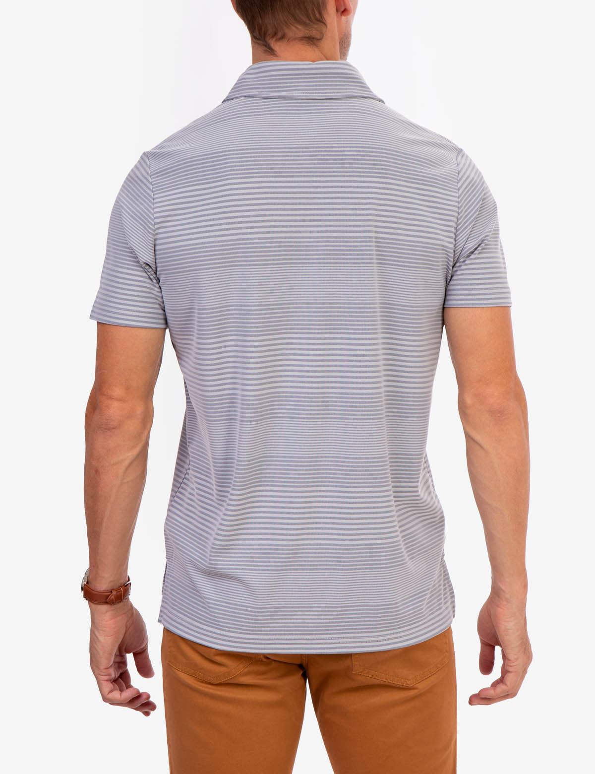 Yarn-Dyed Interlock Polo Shirt | Classic Cotton Style