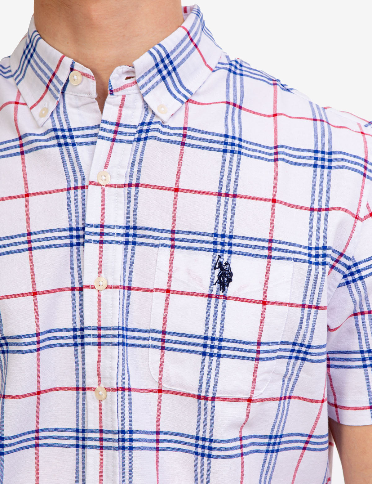 Yarn-Dyed Plaid Oxford Shirt for Men | Classic Casual Wear