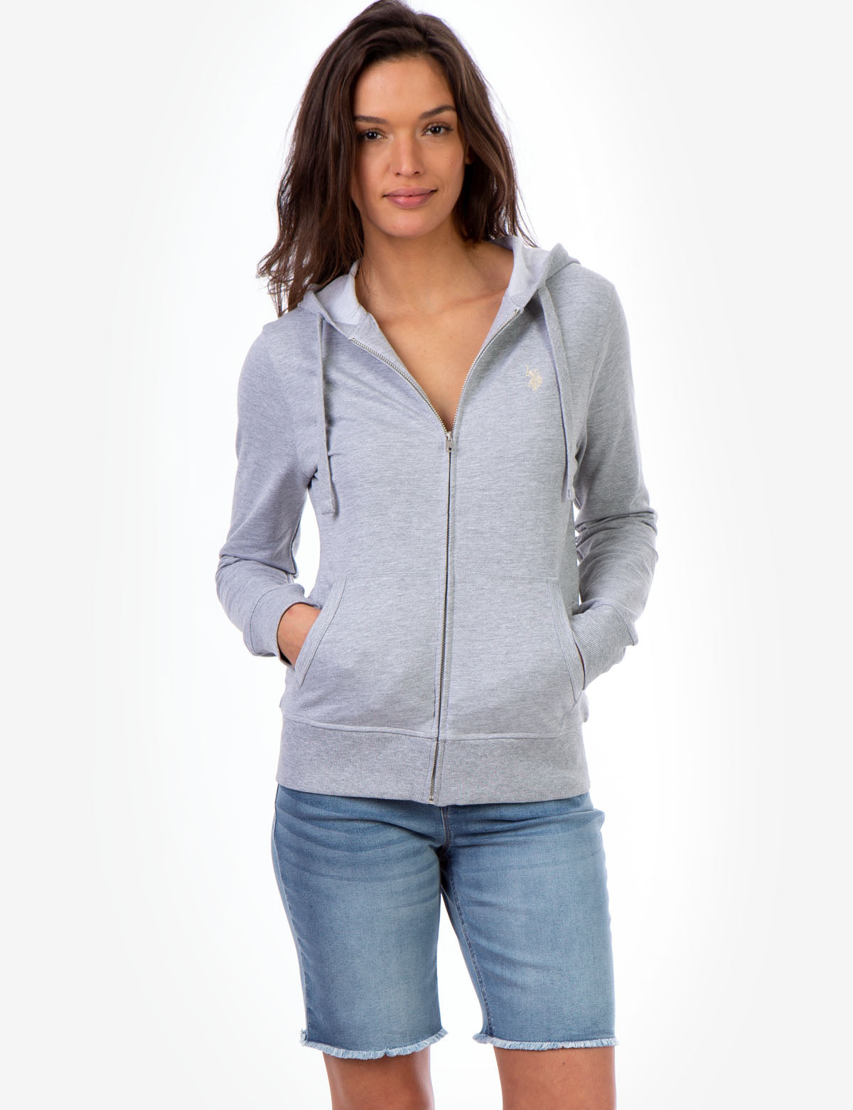 Zip-Up Hoodie with Front Pockets & Adjustable Hood | Casual Wear