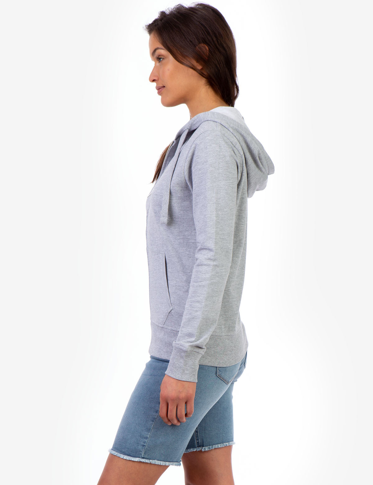 Zip-Up Hoodie with Front Pockets & Adjustable Hood | Casual Wear