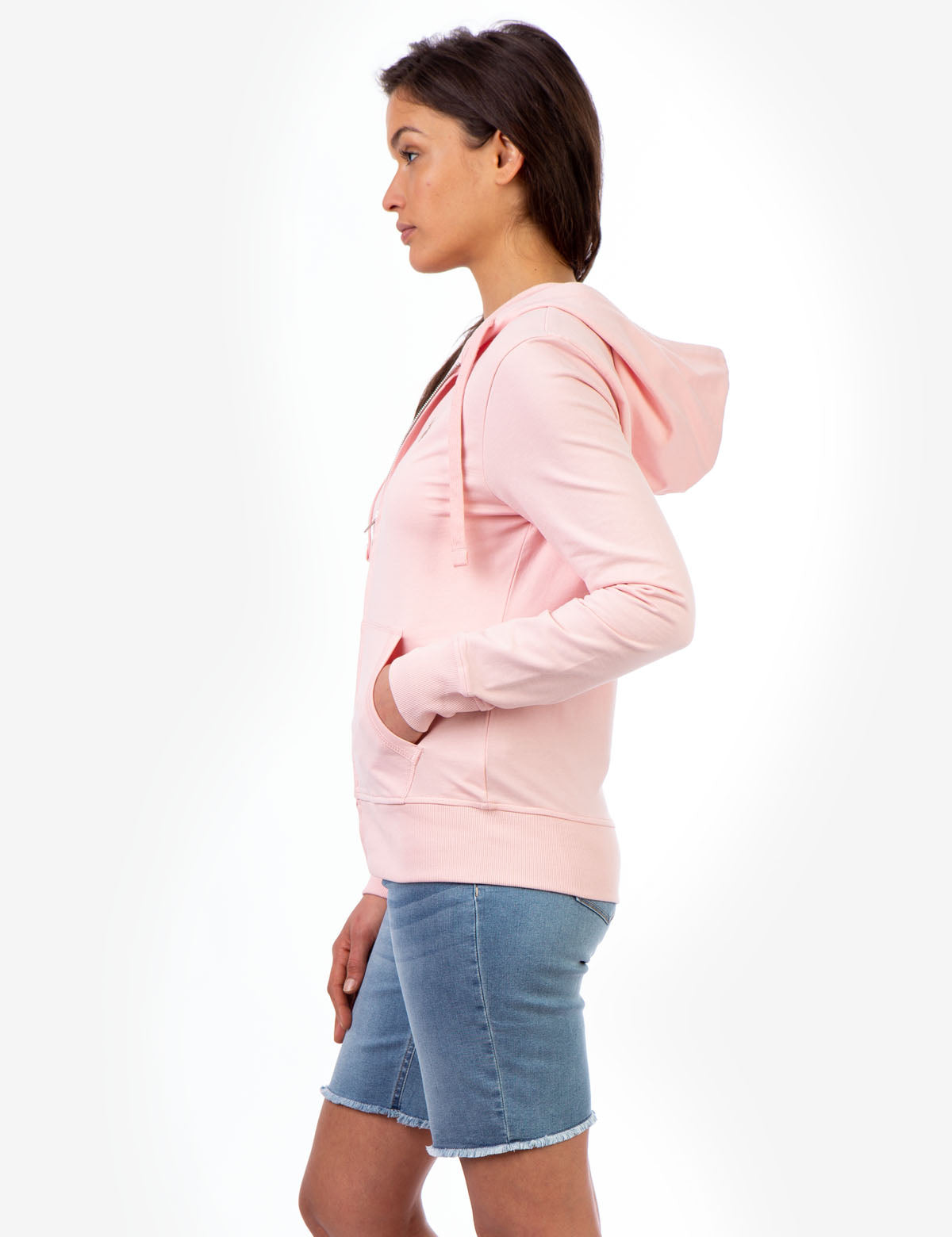 Zip-Up Hoodie with Front Pockets & Adjustable Hood | Casual Wear
