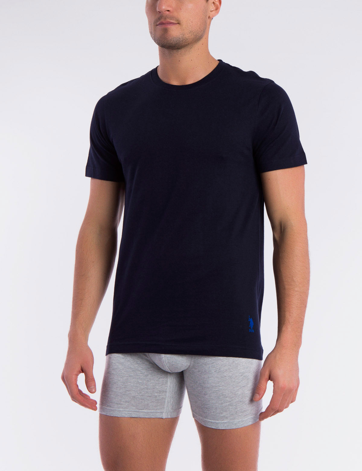 3 Pack Cotton Crew Neck T-Shirts | Slim Fit Jersey Tees