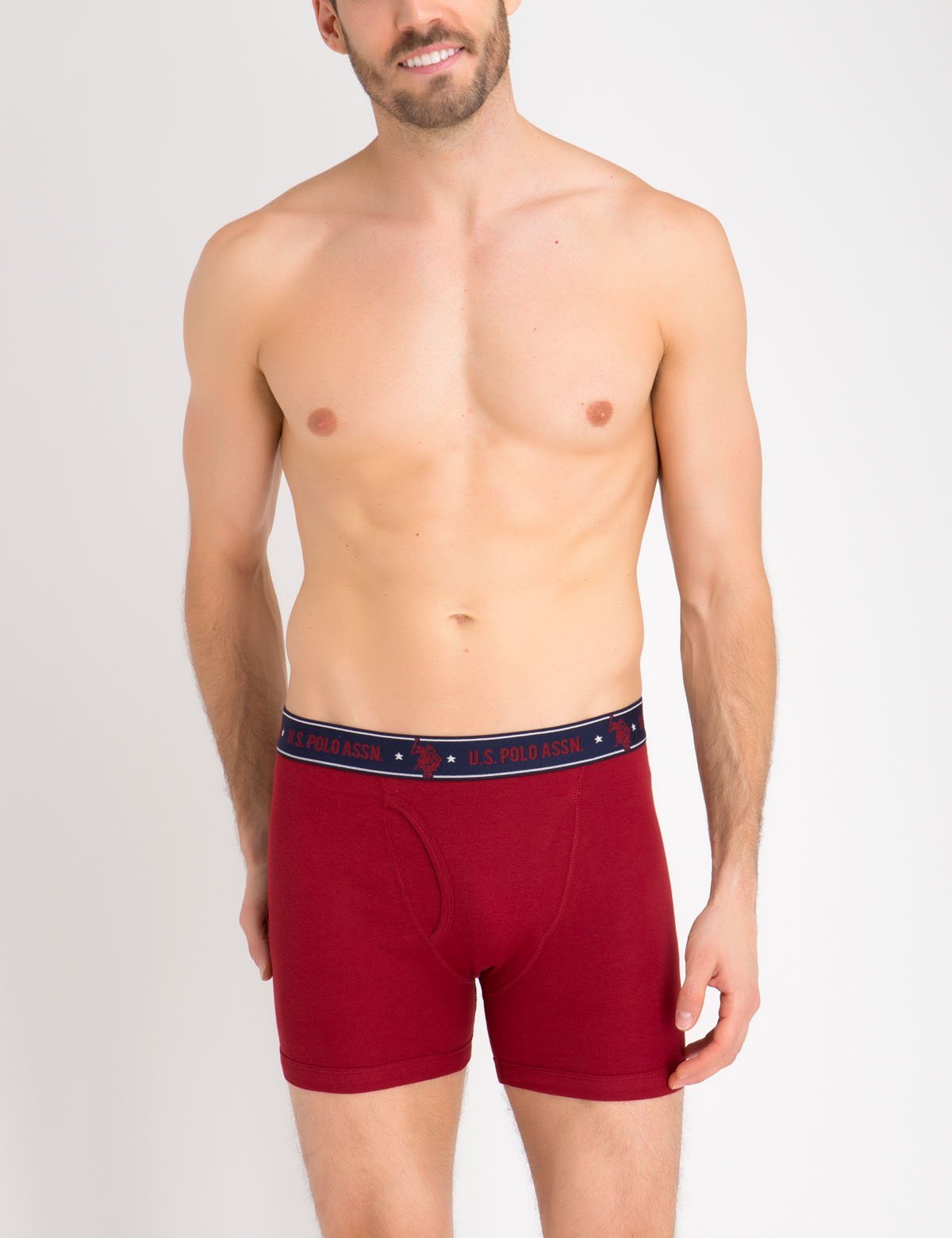Low Rise Boxer Briefs 3-Pack | 100% Cotton & Full Coverage | U.S. Polo Assn.