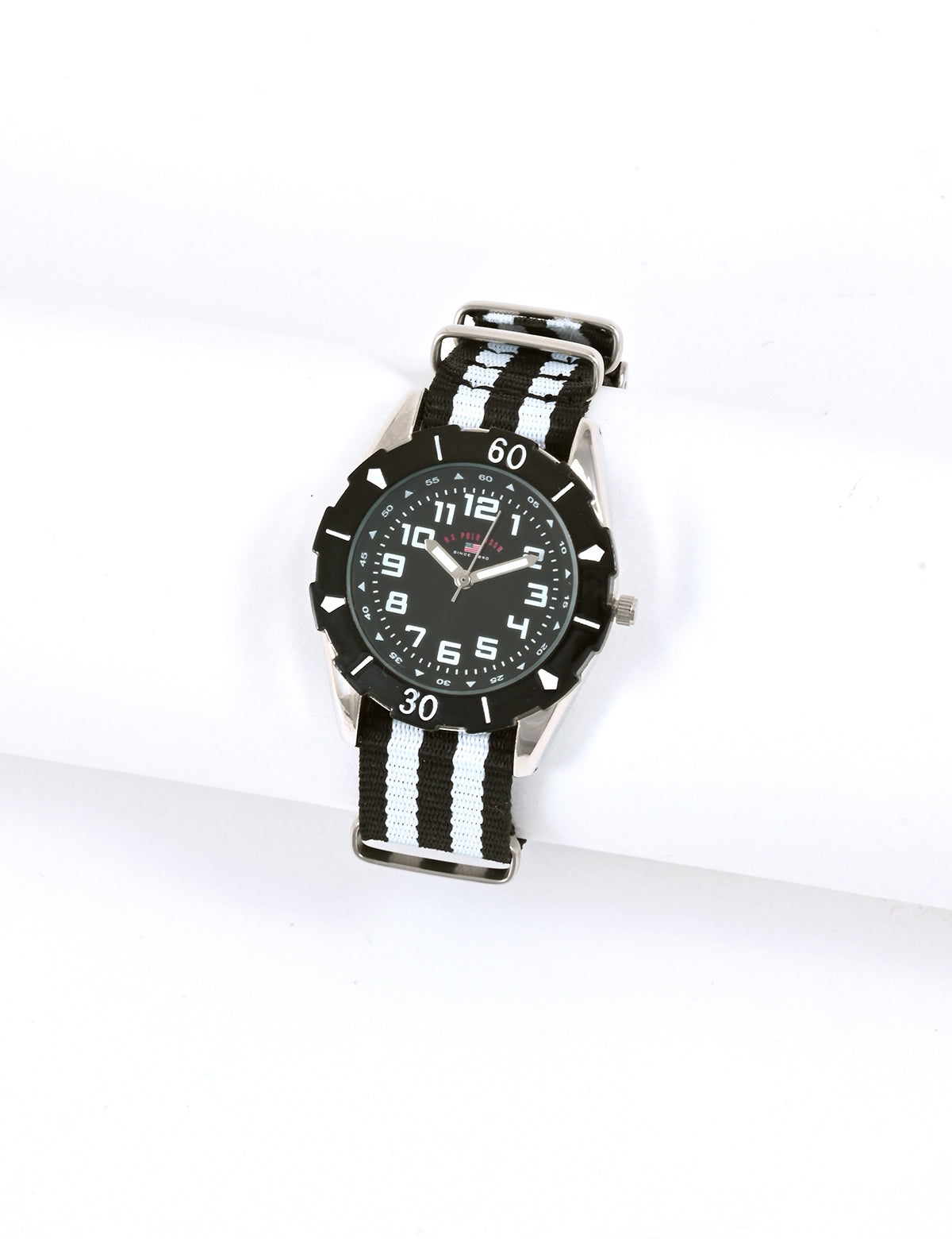 Black Nylon Strap Sport Watch for Kids | USPA Junior
