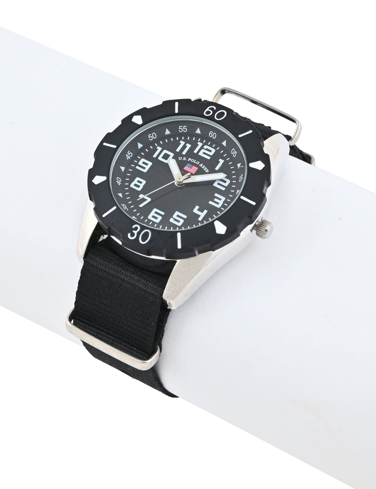 Black Nylon Strap Watch for Kids | USPA Junior