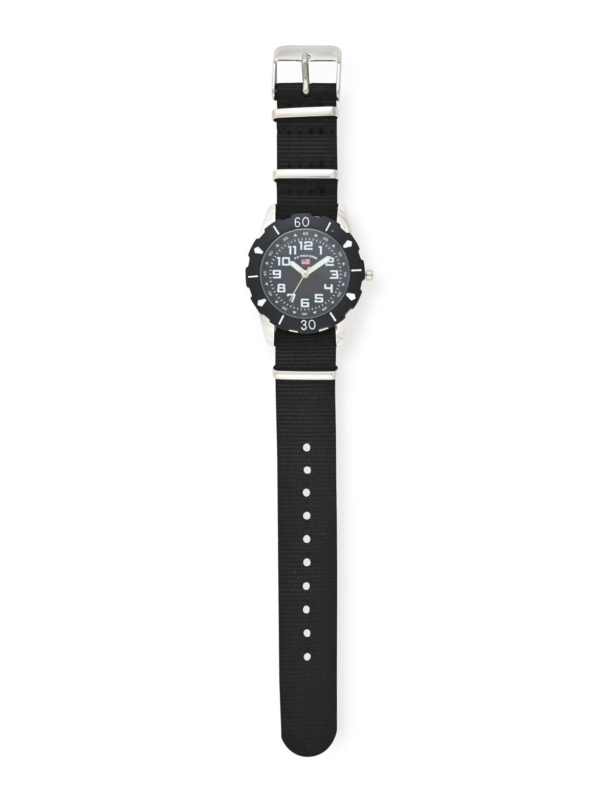 Black Nylon Strap Watch for Kids | USPA Junior