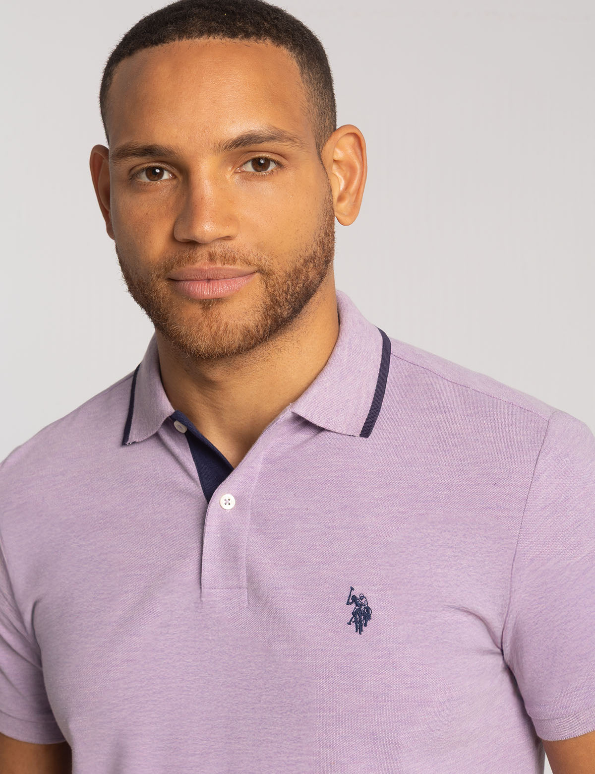 Slim Fit Stretch Pique Polo Shirt for Men | Comfort & Style