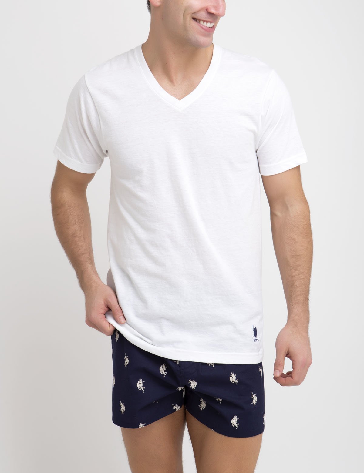 3 Pack Slim Fit V-Neck T-Shirts for Men | Tag-Free Comfort