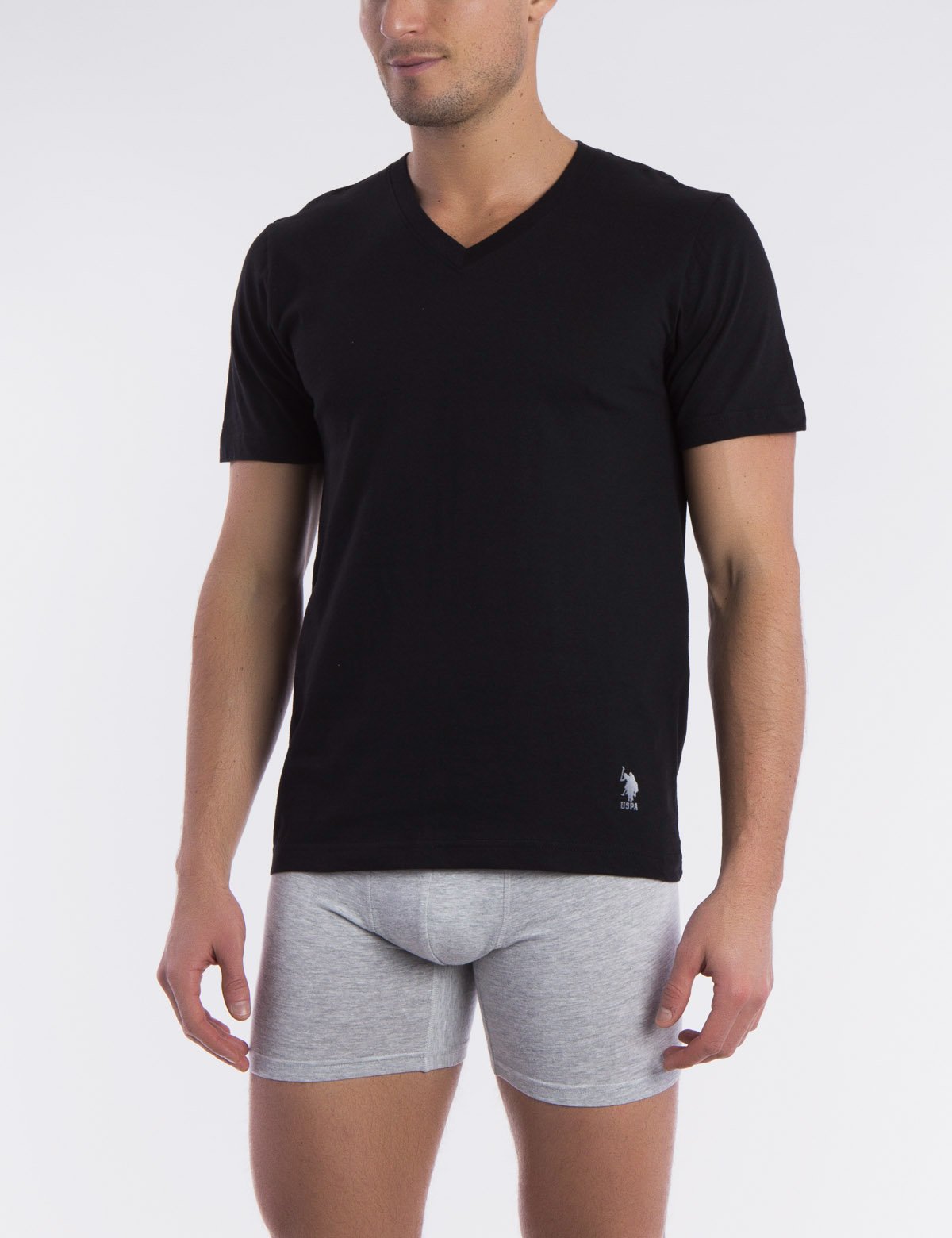 3 Pack Slim Fit V-Neck T-Shirts for Men | Tag-Free Comfort