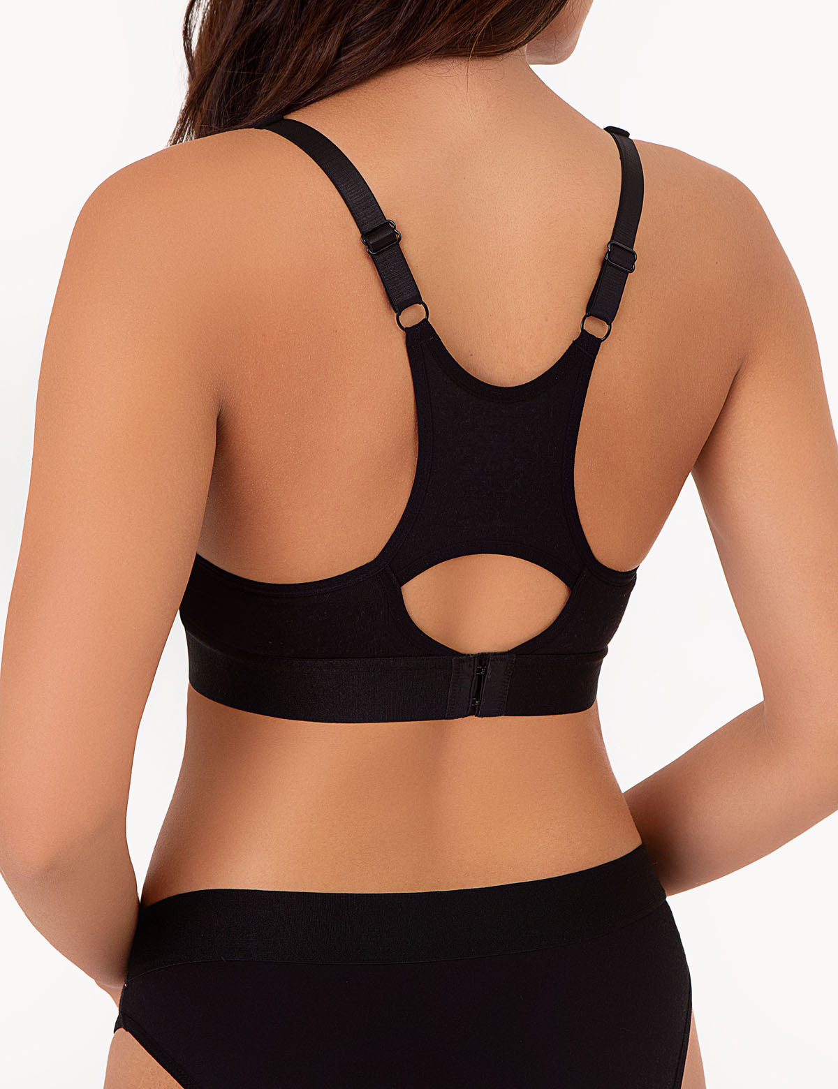 Wire-Free Racerback Bras 3-Pack with Adjustable Straps | Cotton/Spandex