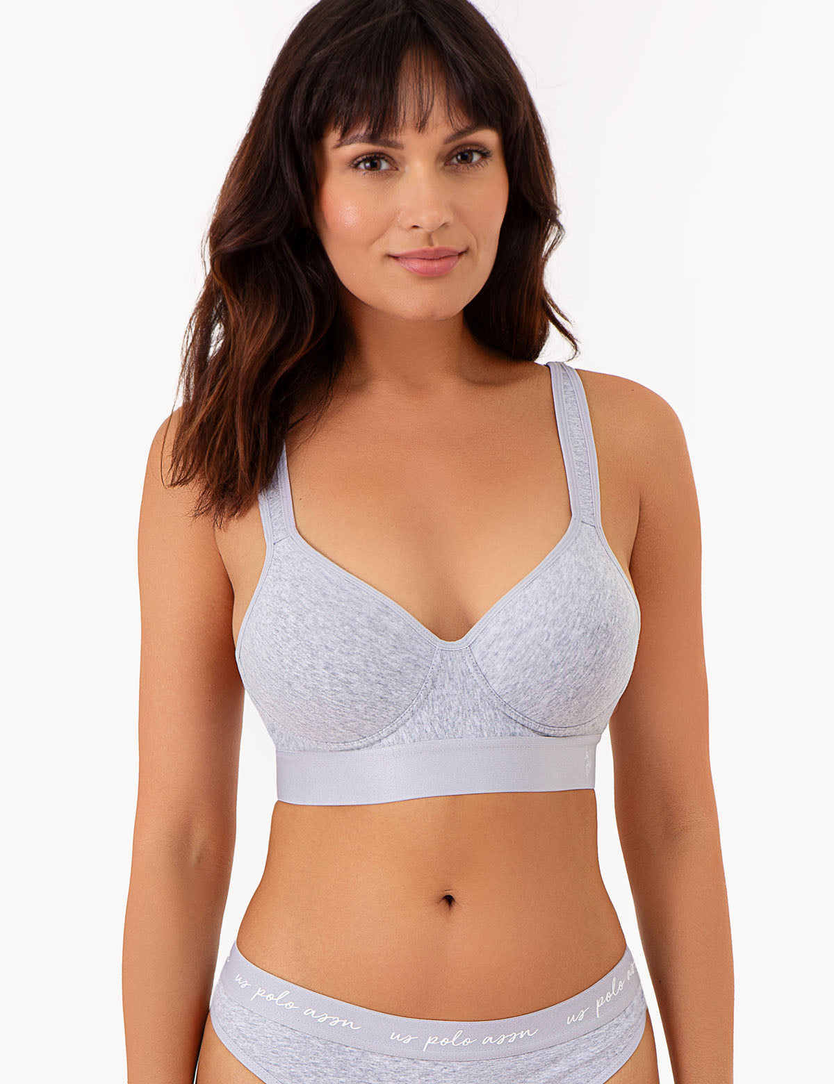 Wire-Free Racerback Bras 3-Pack with Adjustable Straps | Cotton/Spandex