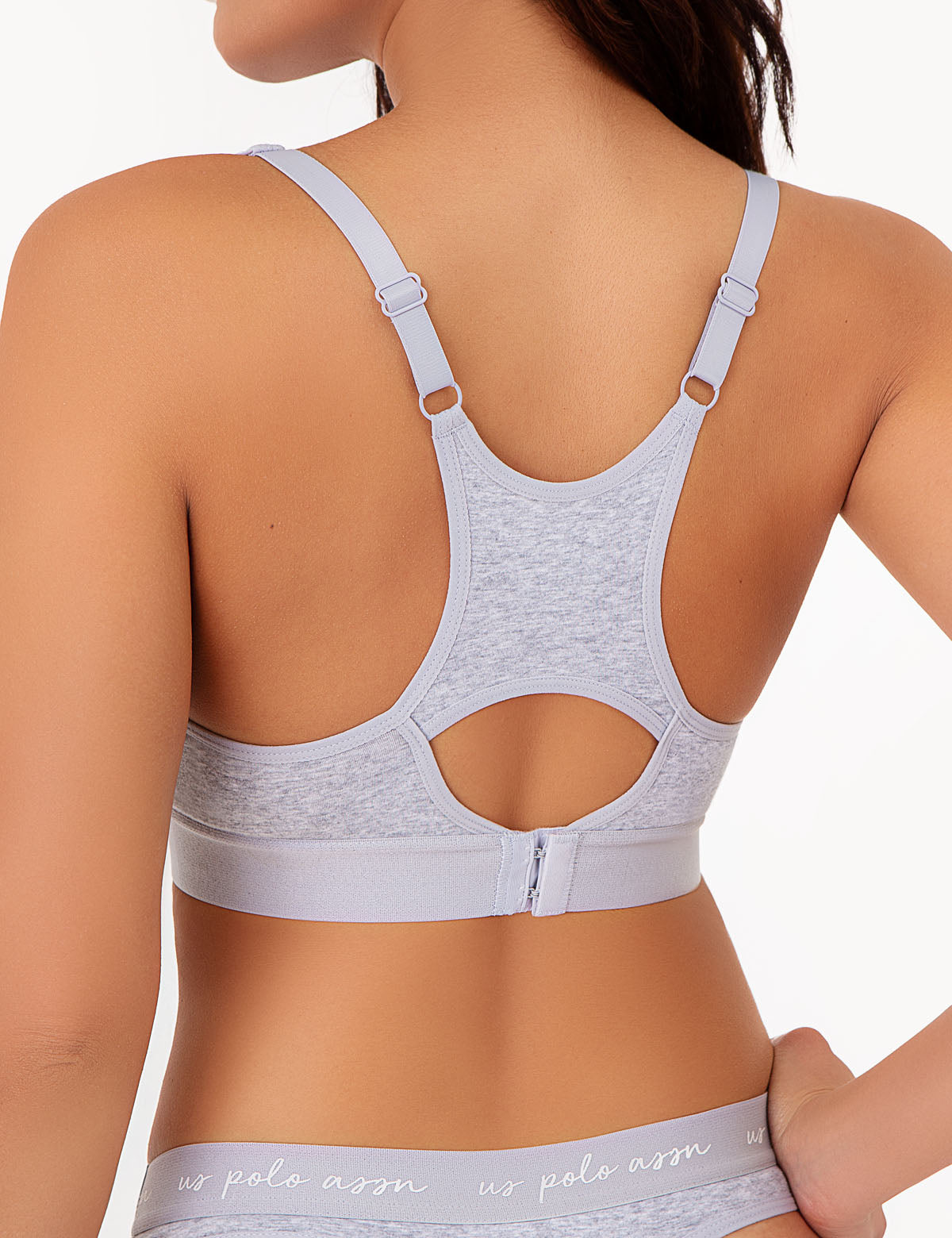 Wire-Free Racerback Bras 3-Pack with Adjustable Straps | Cotton/Spandex