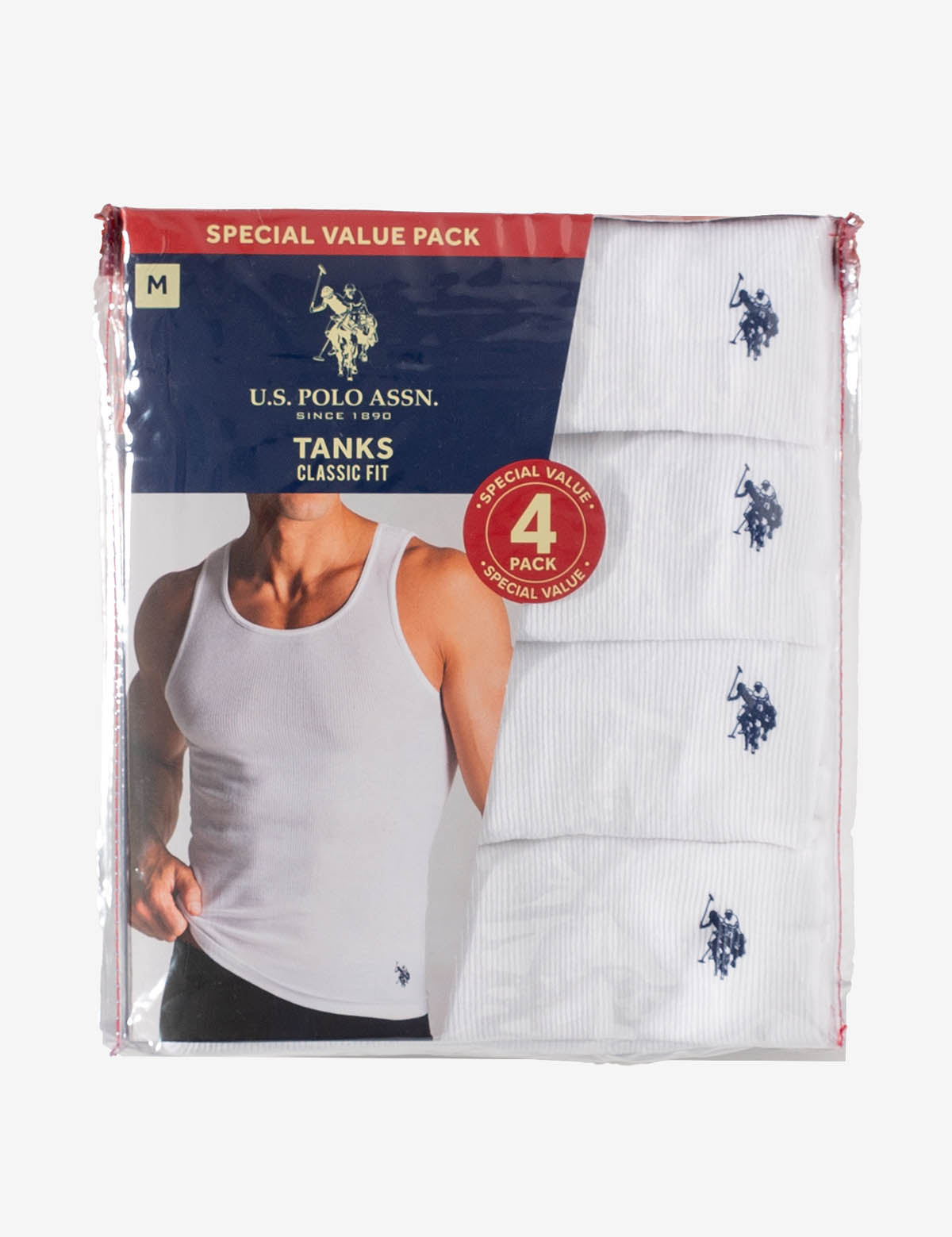 4 Pack Cotton T-Shirts for Men | Comfort Fit Basics