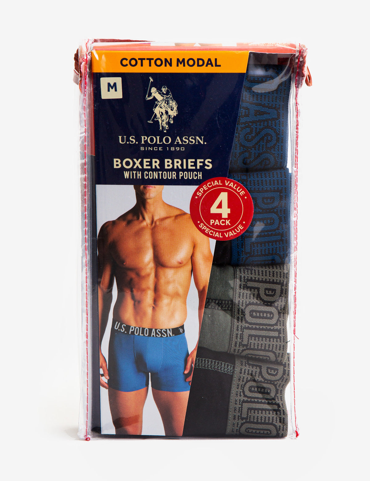 Modal Boxer Briefs 4-Pack for Men | Soft & Breathable