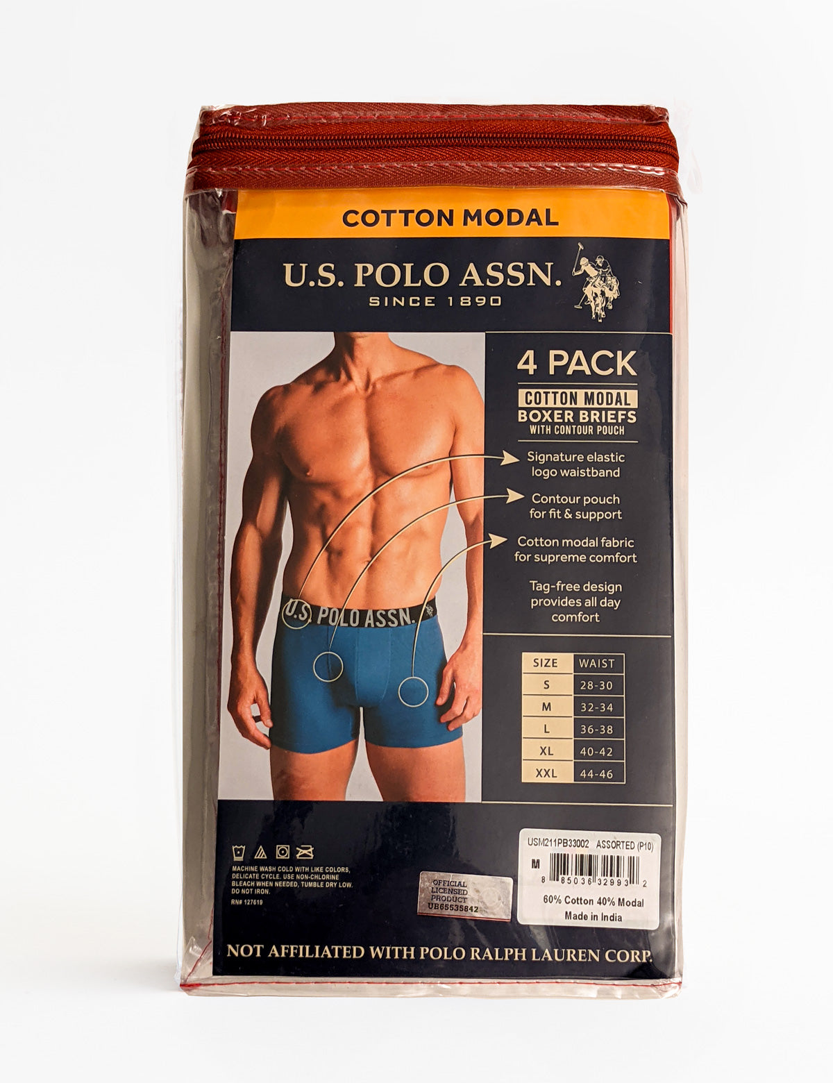 Modal Boxer Briefs 4-Pack for Men | Soft & Breathable