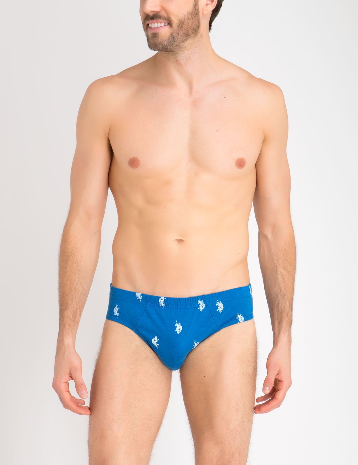 5 Pack Cotton Jersey Low Rise Briefs for Men | Elastic Waistband