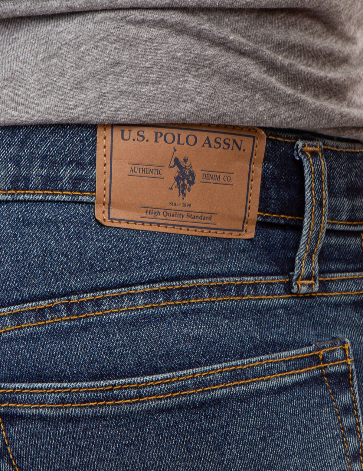 Slim Straight Fit Jeans for Men with 5 Pockets | DenimCraft