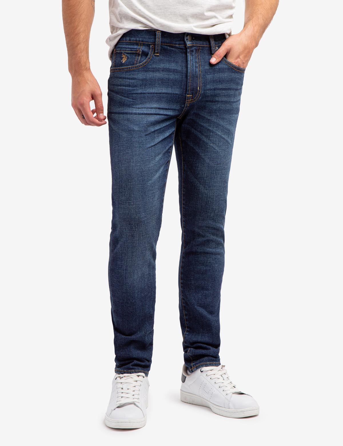 Stretch Skinny Fit Jeans with 5 Pockets | Slim Comfort Denim
