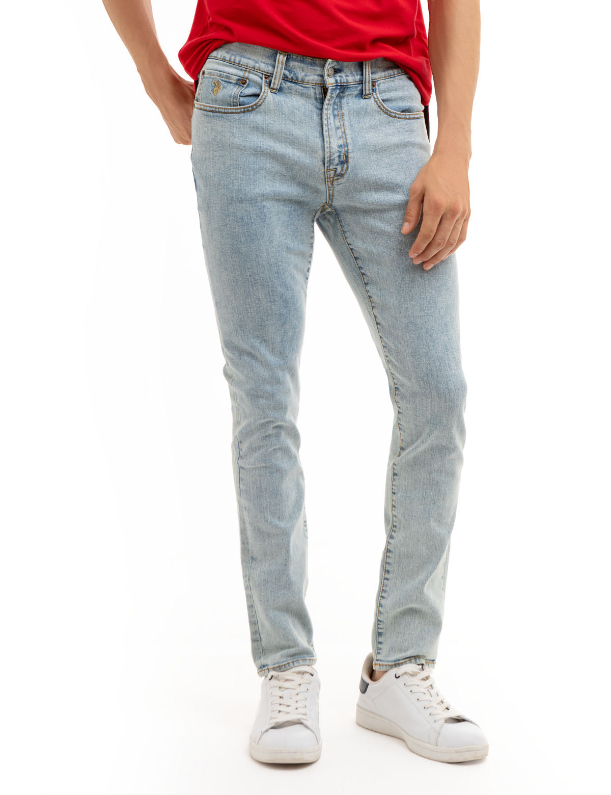 Stretch Skinny Fit Jeans with 5 Pockets | Slim Comfort Denim