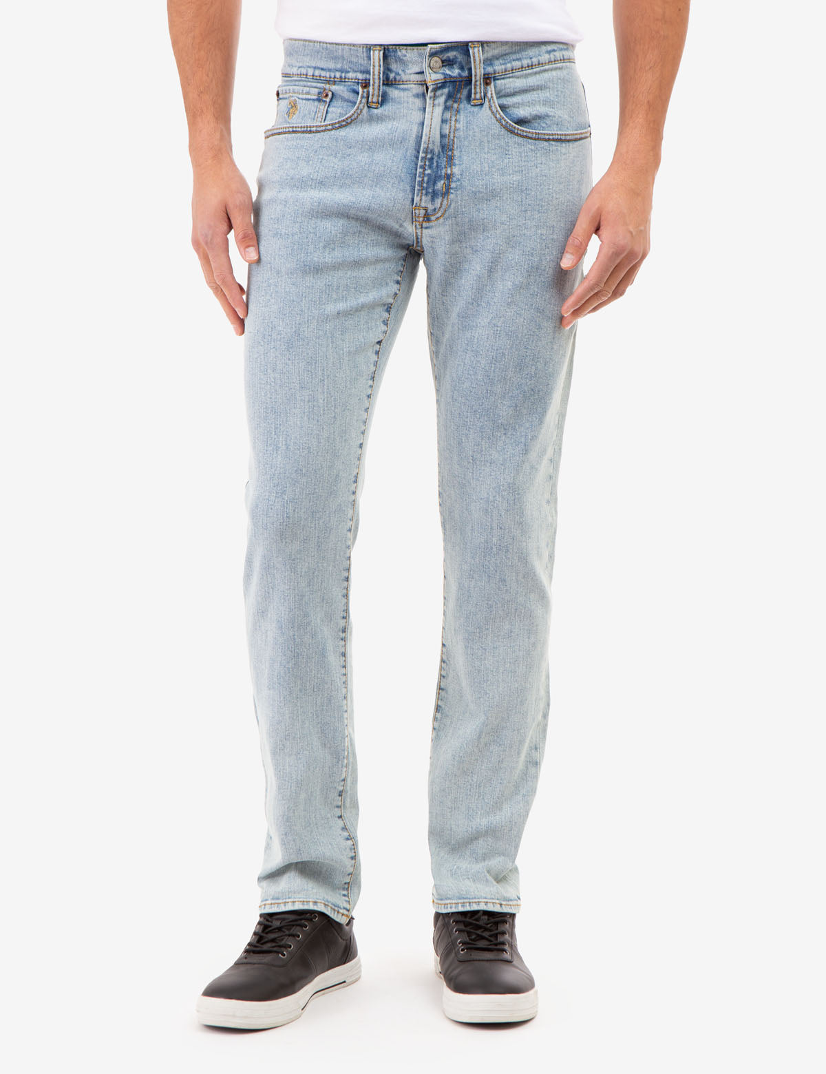 Stretch Slim Fit Jeans for Men | 5-Pocket Comfort