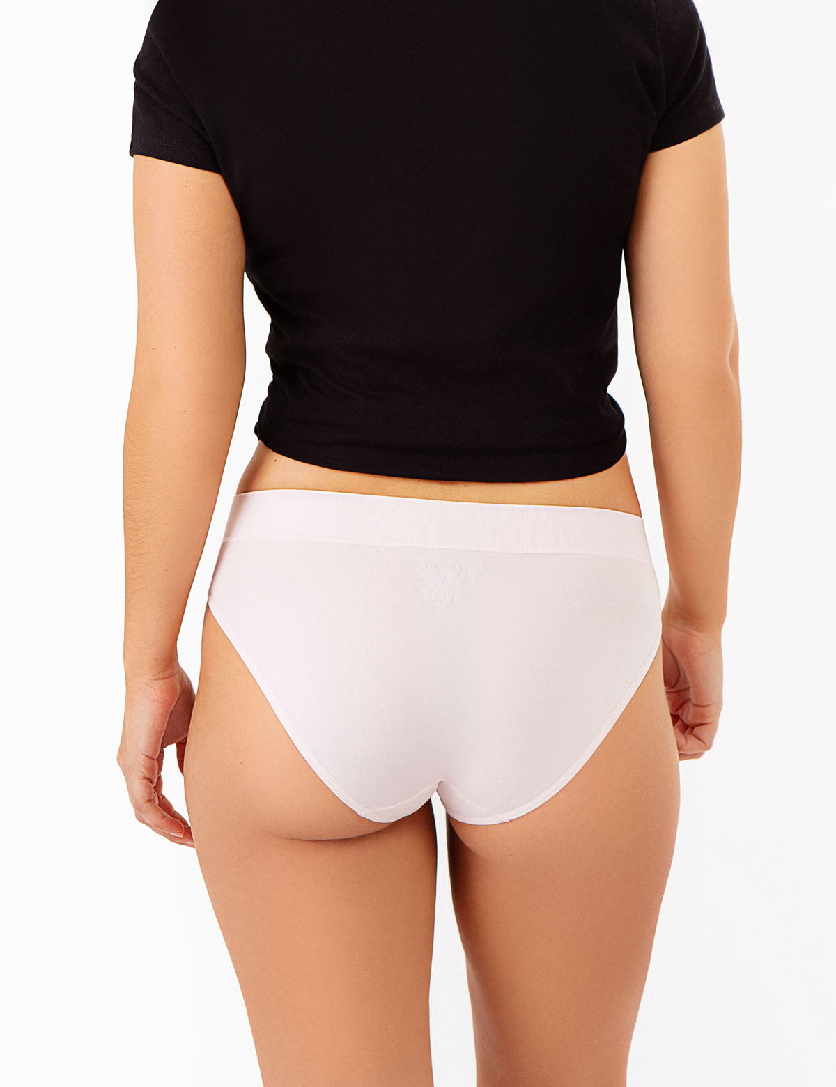 Seamless Microfiber High-Cut Bikini 5-Pack | Tag-Free & Full Coverage