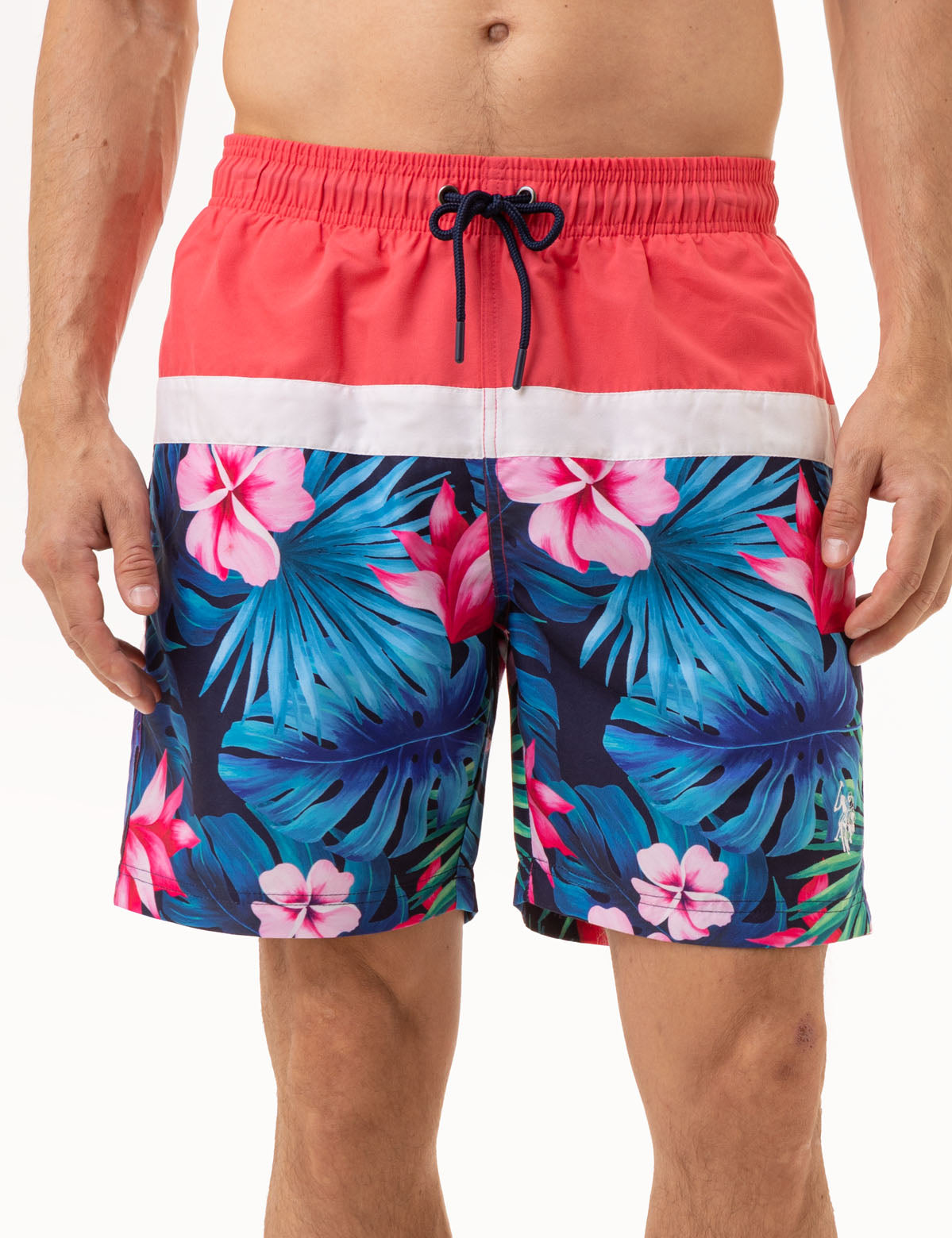 Tropical Colorblock Swim Trunks for Men | 7 Brand