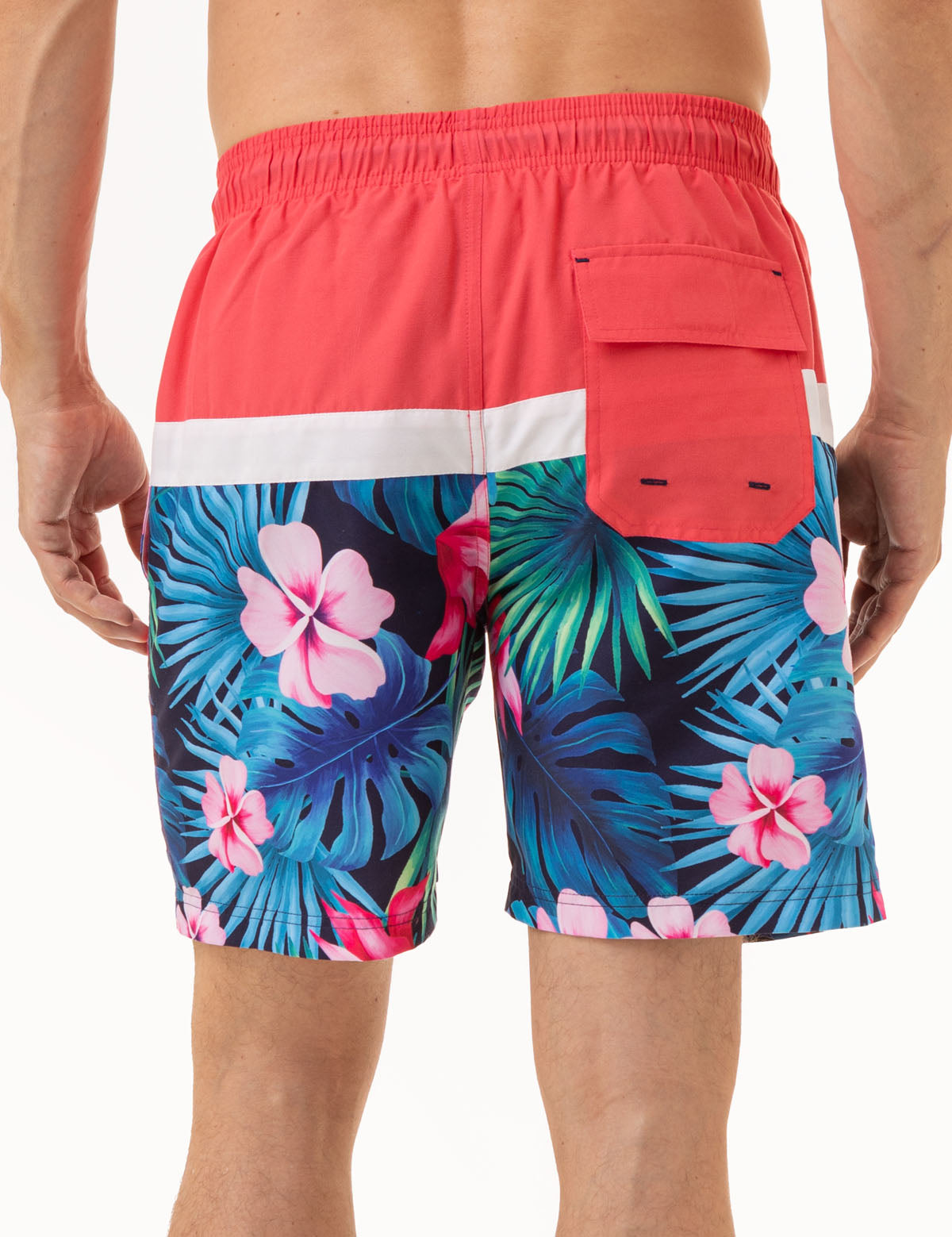 Tropical Colorblock Swim Trunks for Men | 7 Brand