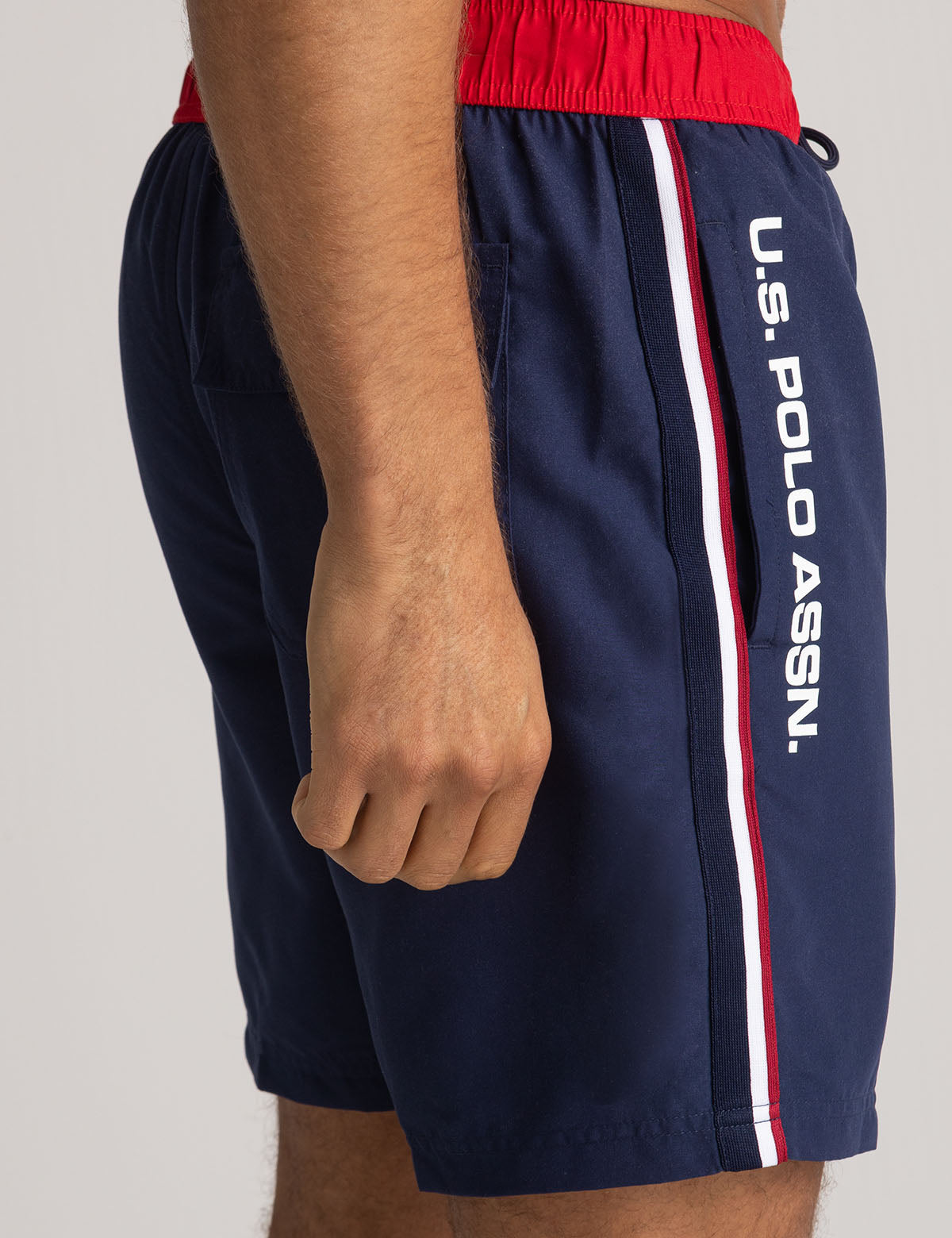 7" Swim Shorts with Side Pockets & Adjustable Waist | Athletic Fit