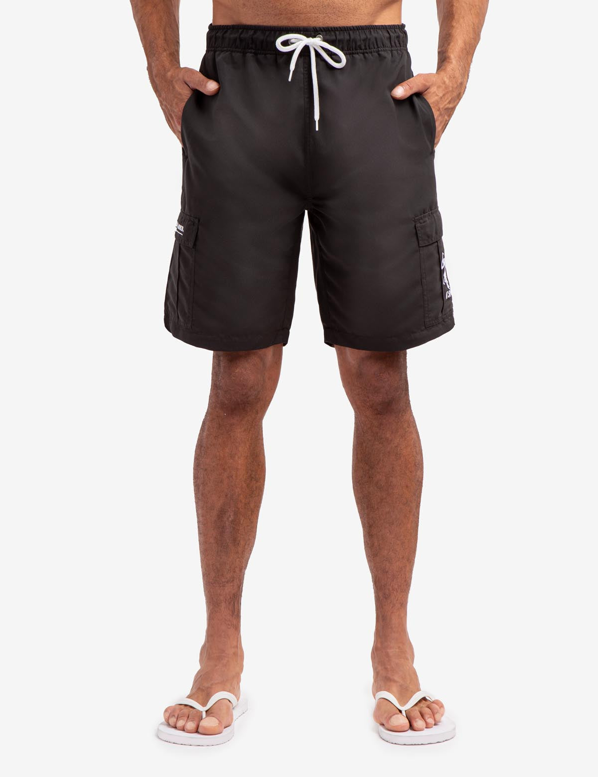 9'' Cargo Swim Trunks with Elastic Waistband & Side Pockets | USPA