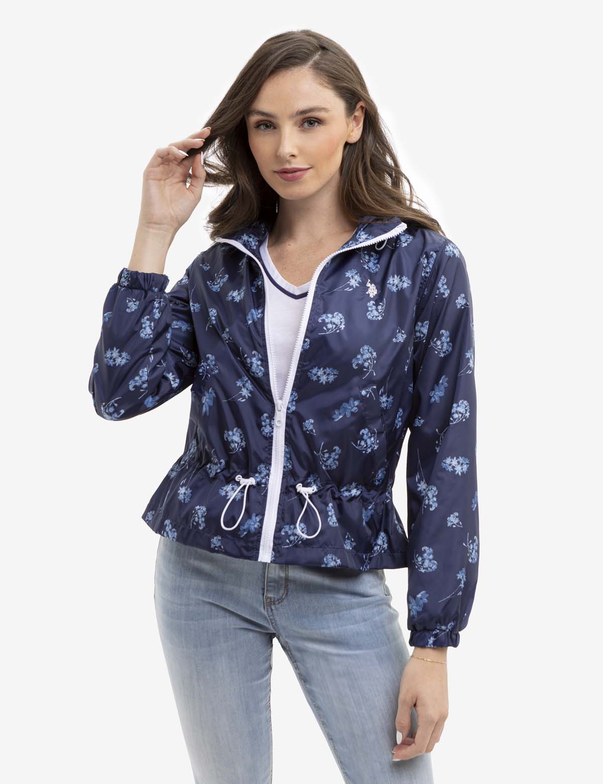 Floral Print Windbreaker Jacket for Women & Men | Water-Resistant Outerwear