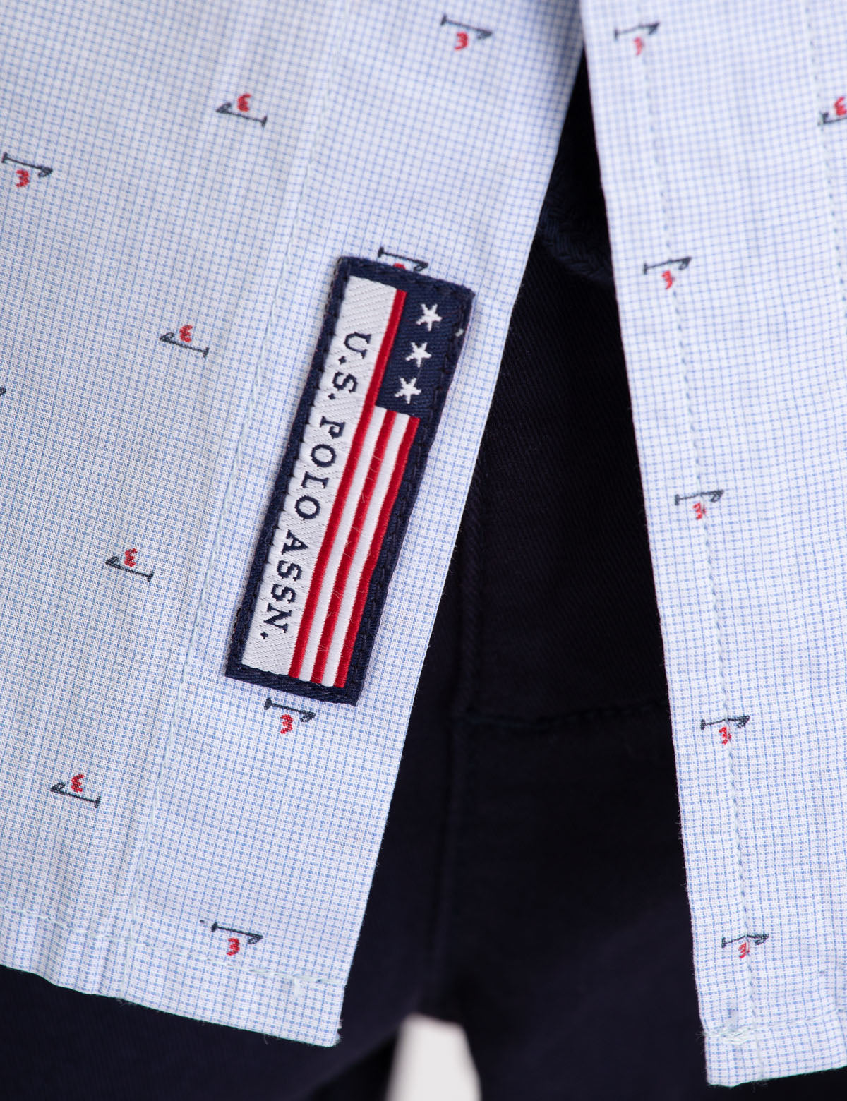 All Over Mallet Print Cotton Short Sleeve Shirt | Button Up Casual