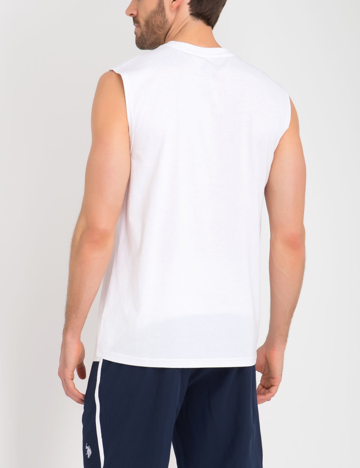 Americana Muscle Tank Top - Sleeveless Cotton Blend Tee | U.S. Polo Assn.