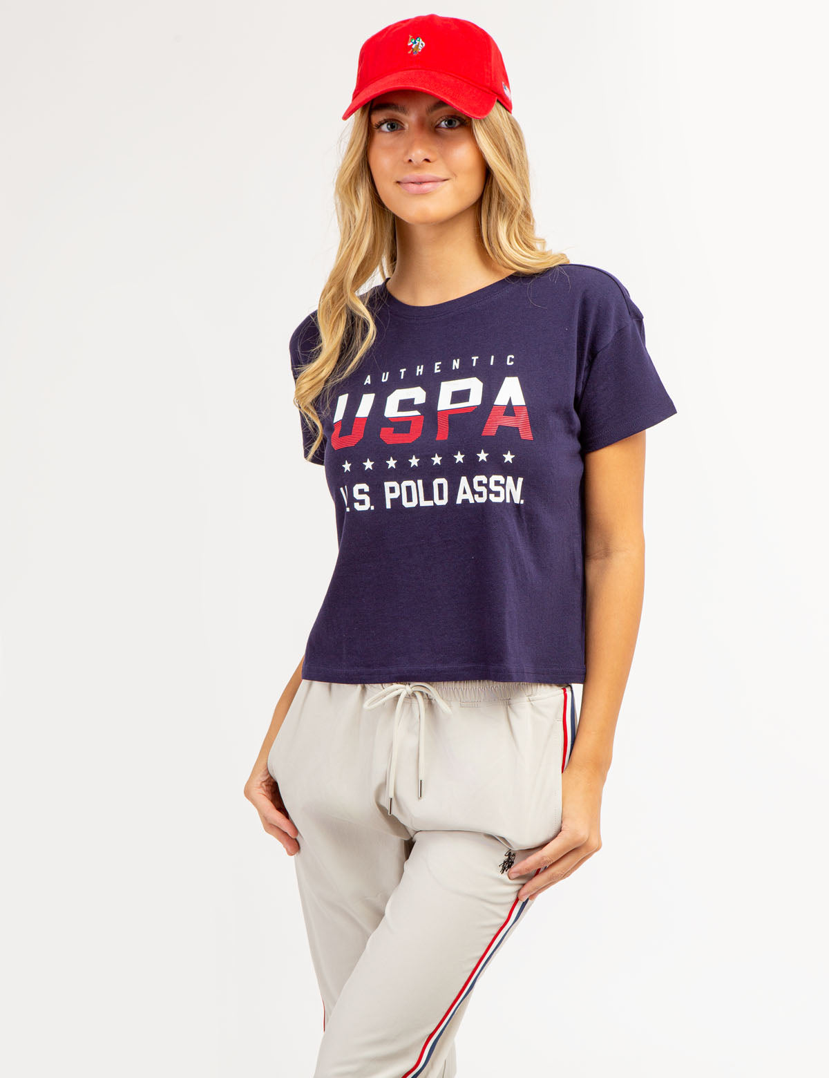 Americana USPA Crew Neck T-Shirt for Men | Classic Cotton Tee