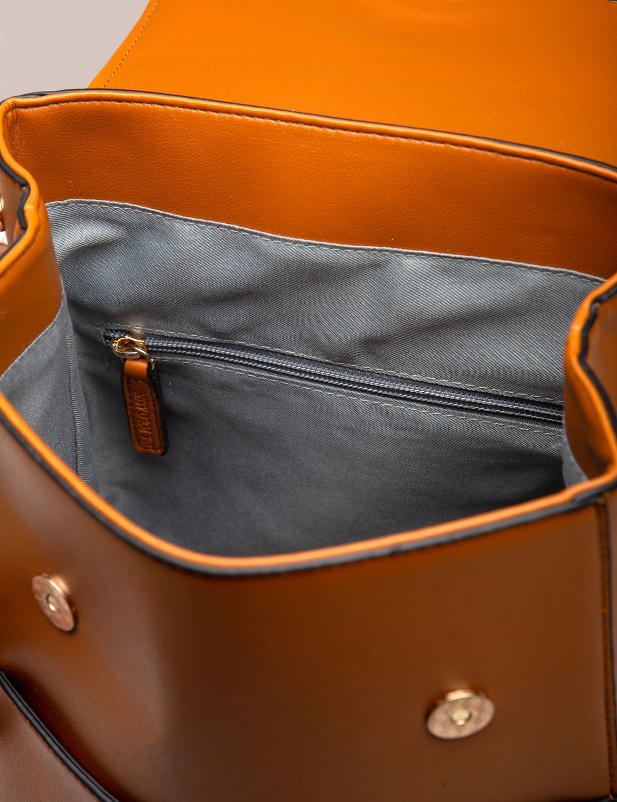 Logo Medallion Backpack | Compact & Stylish 9.5x11x5 Inches