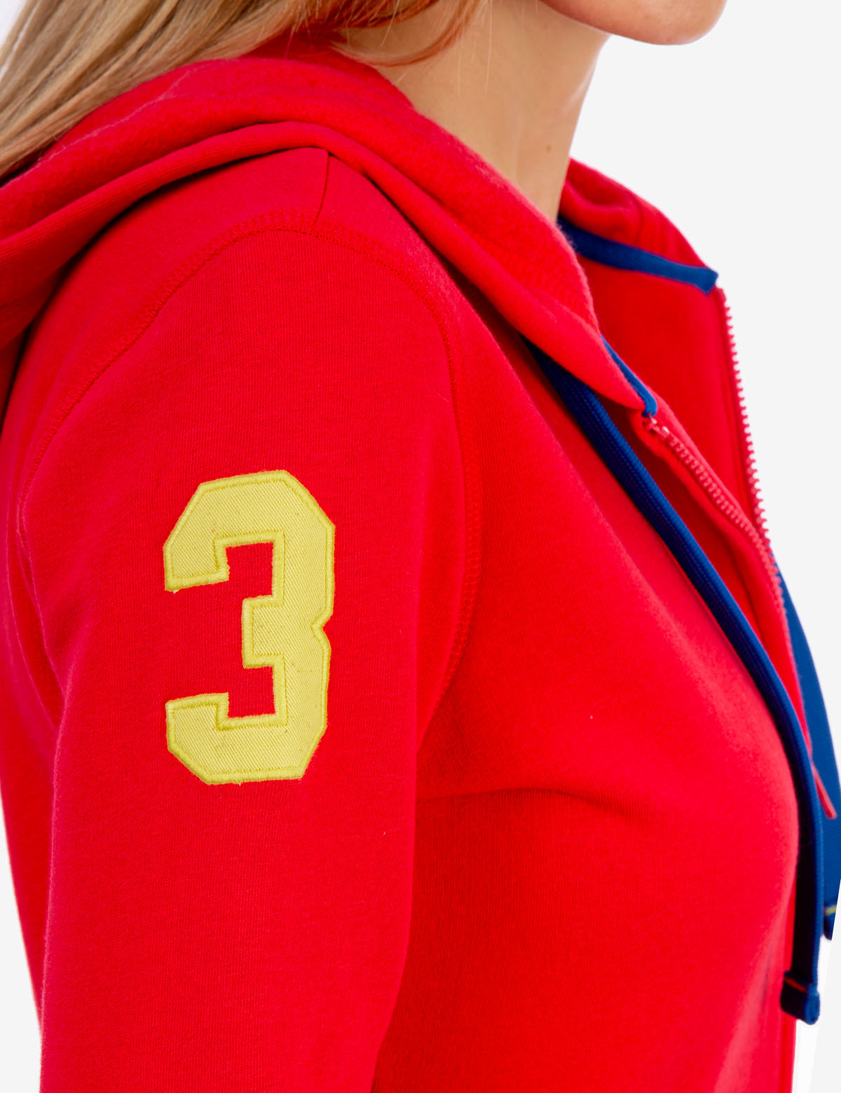 Logo Zip Front Hoodie with Kangaroo Pockets & Adjustable Hood