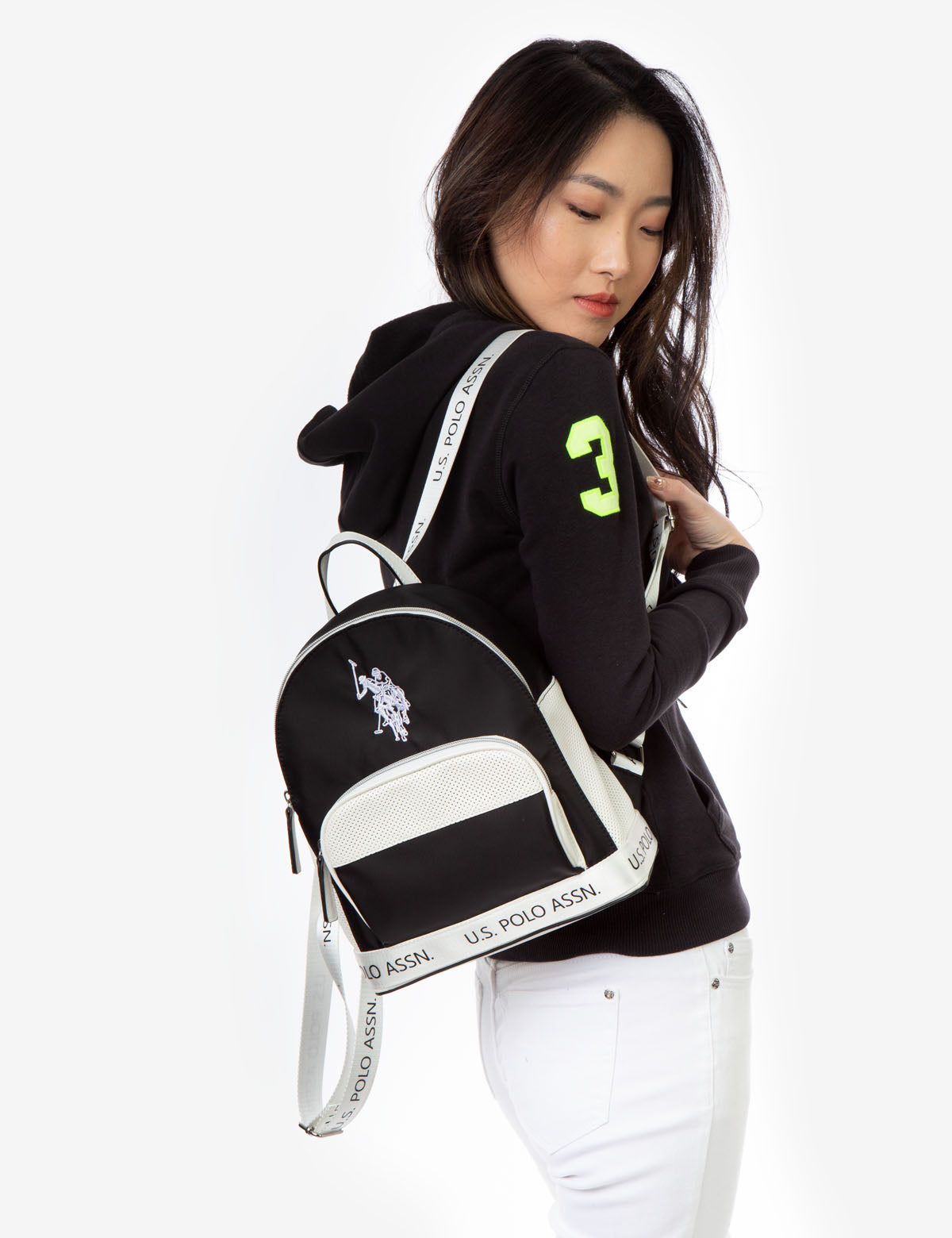 Logo Zip Front Hoodie with Kangaroo Pockets & Adjustable Hood