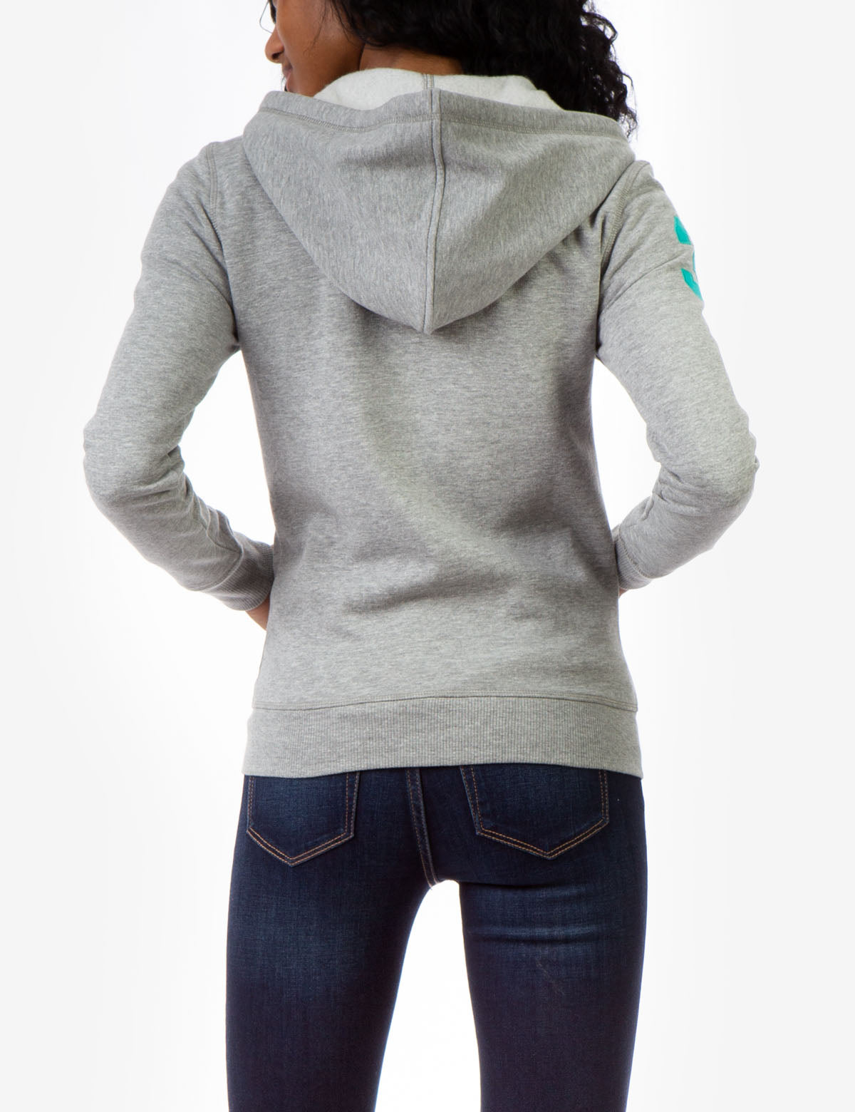 Logo Zip Front Hoodie with Kangaroo Pockets & Adjustable Hood