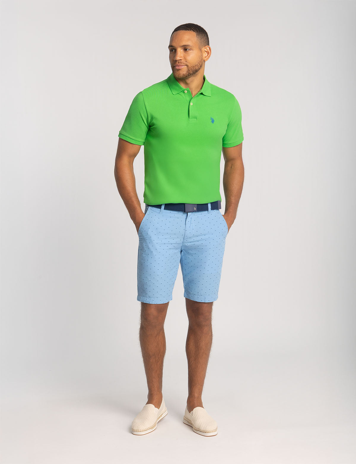 Men's Solid Pique Polo Shirt with Small Logo | Casual Wear