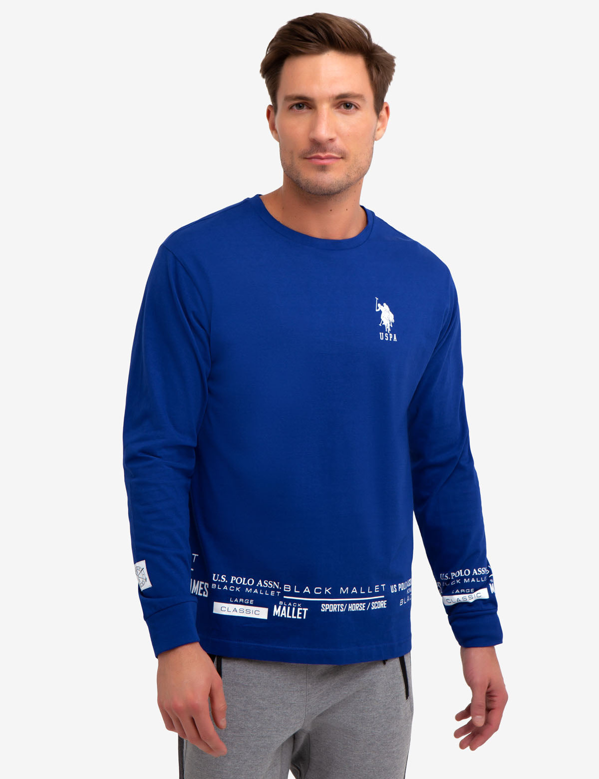 Black Cotton Blend Long Sleeve Shirt | Mallet Brand