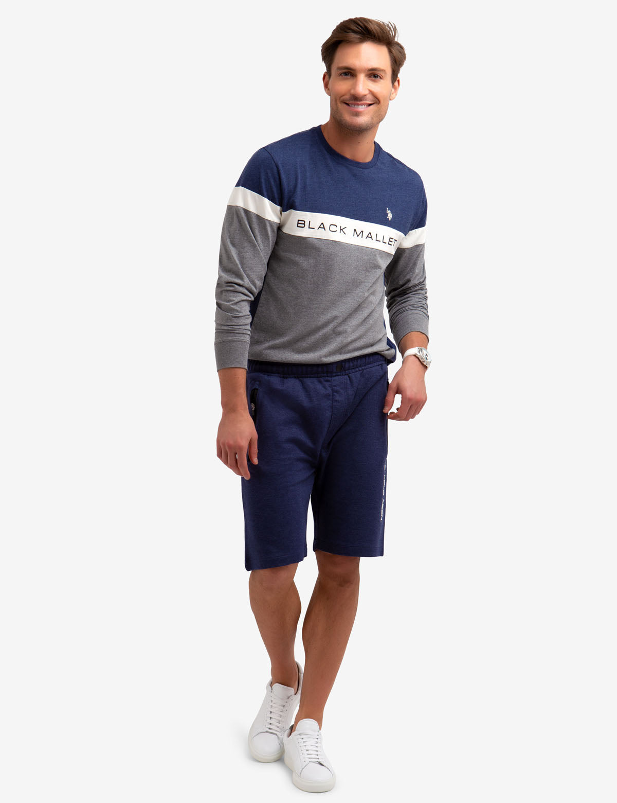 Black Mallet Long Sleeve Shirt | Cotton-Polyester Blend
