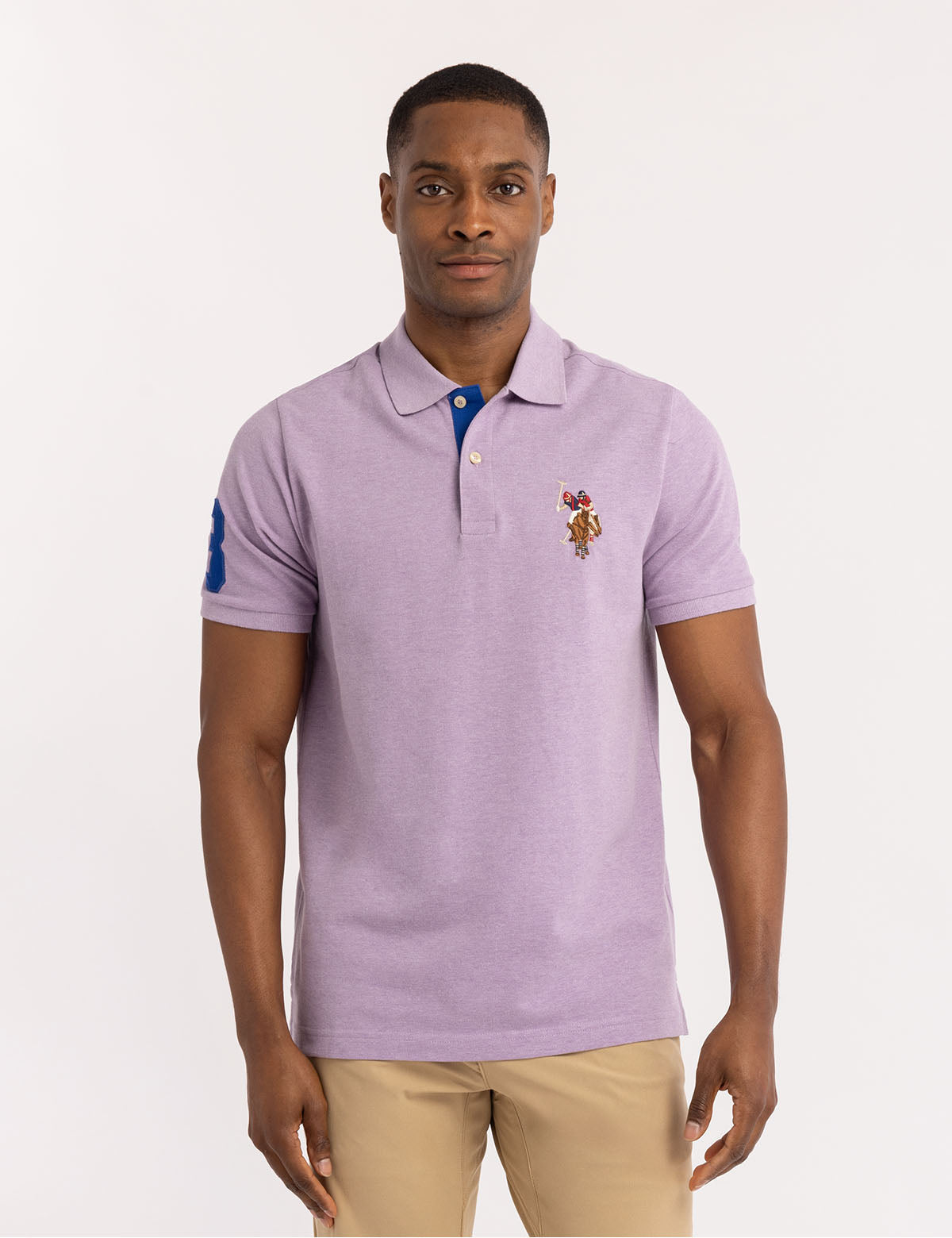 Big Logo Polo Shirt for Men | 100% Cotton & Embroidered Design