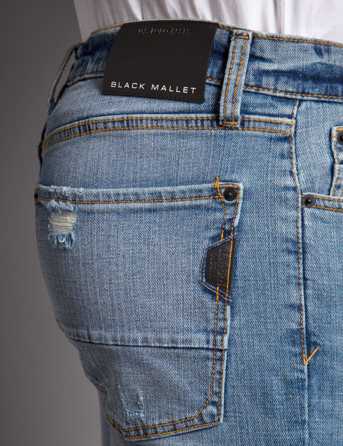 Black Skinny Fit Denim Jeans | Mallet