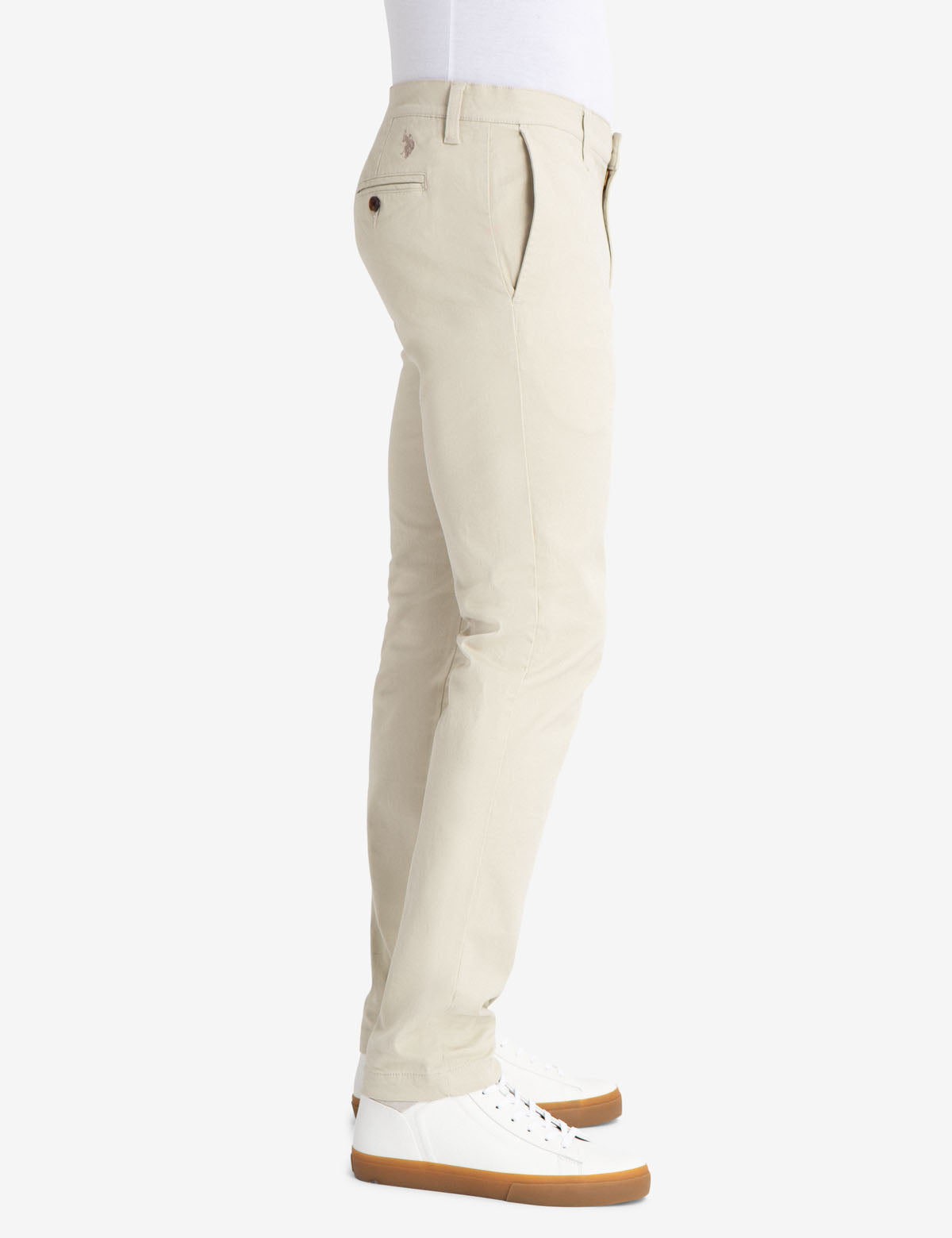 Skinny Stretch Twill Chinos for Men | Black Mallet Collection