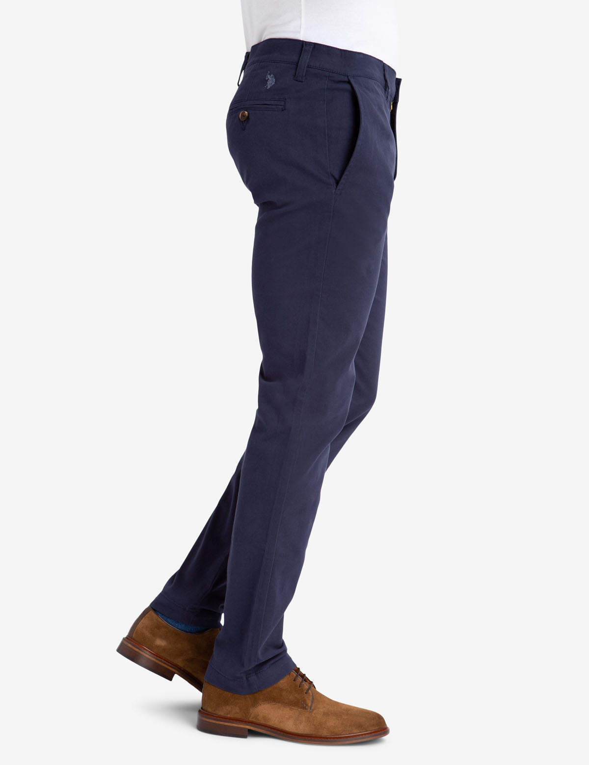 Skinny Stretch Twill Chinos for Men | Black Mallet Collection