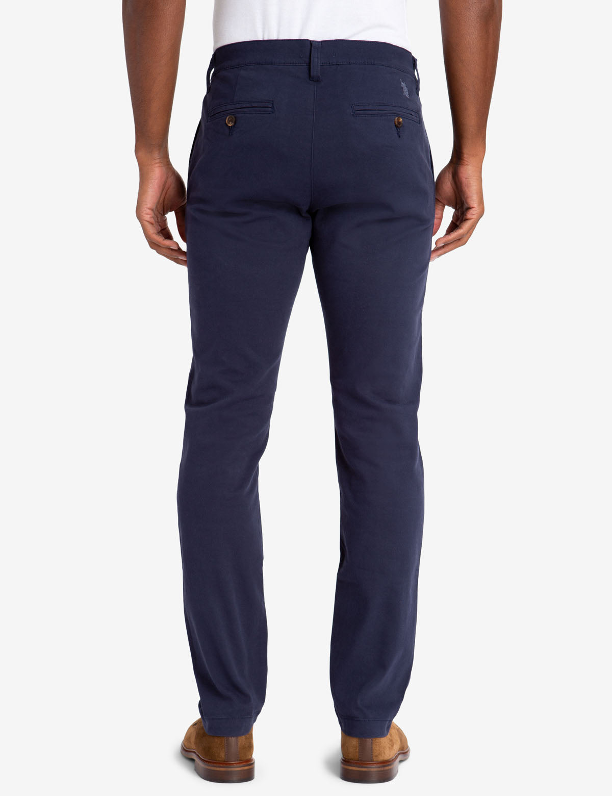 Skinny Stretch Twill Chinos for Men | Black Mallet Collection